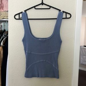 PASTEL BLUE CROP TOP